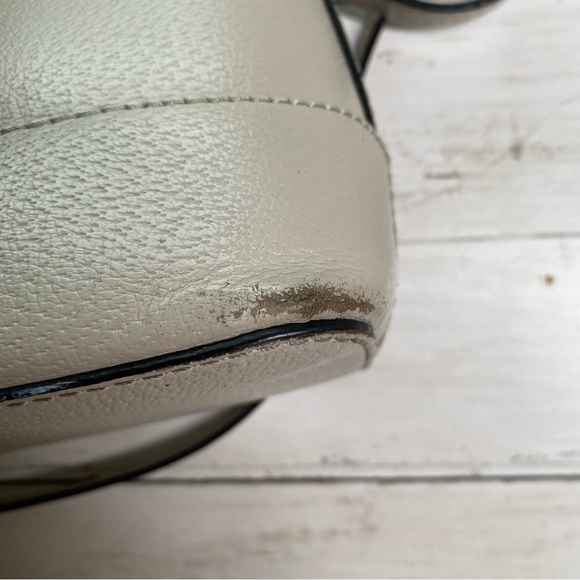 Kate Spade Bowling Satchel in Cream - Picture 9 of 11